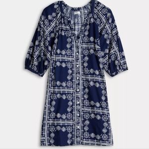 Petite Sonoma Good For Life Button Front Shift Dress